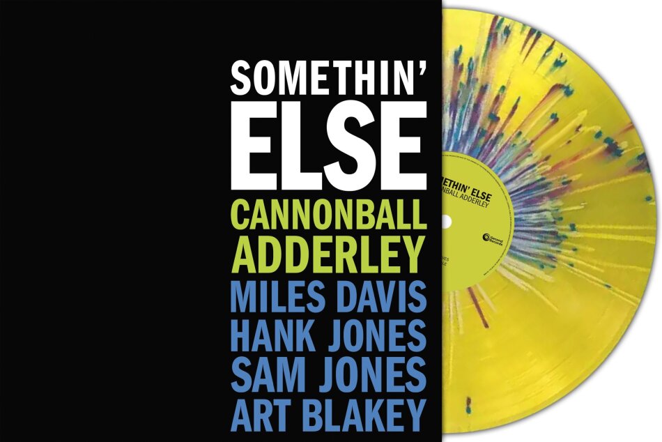 Cannonball Adderley - Somethin' Else 2025 Reissue, Second Records, Deluxe Edition, Yellow Multicoloured Splatter Vinyl, LP