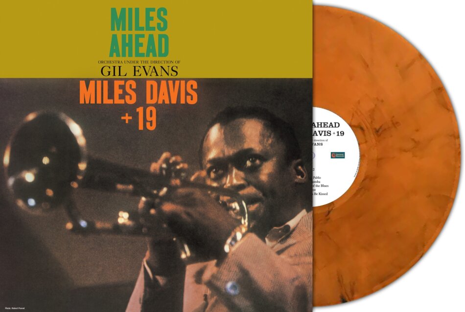 Miles Davis - Miles Ahead 2025 Reissue, Second Records, Deluxe Edition, Orange Marble Vinyl, LP