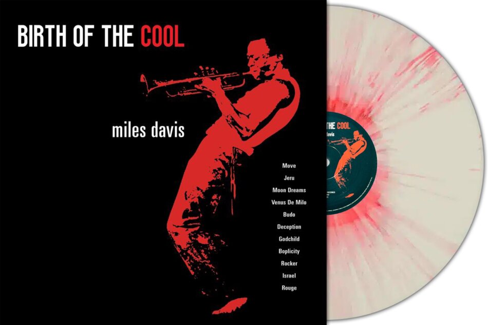 Miles Davis - Birth Of The Cool 2025 Reissue, Second Records, Deluxe Edition, White/Red Splatter Vinyl, LP