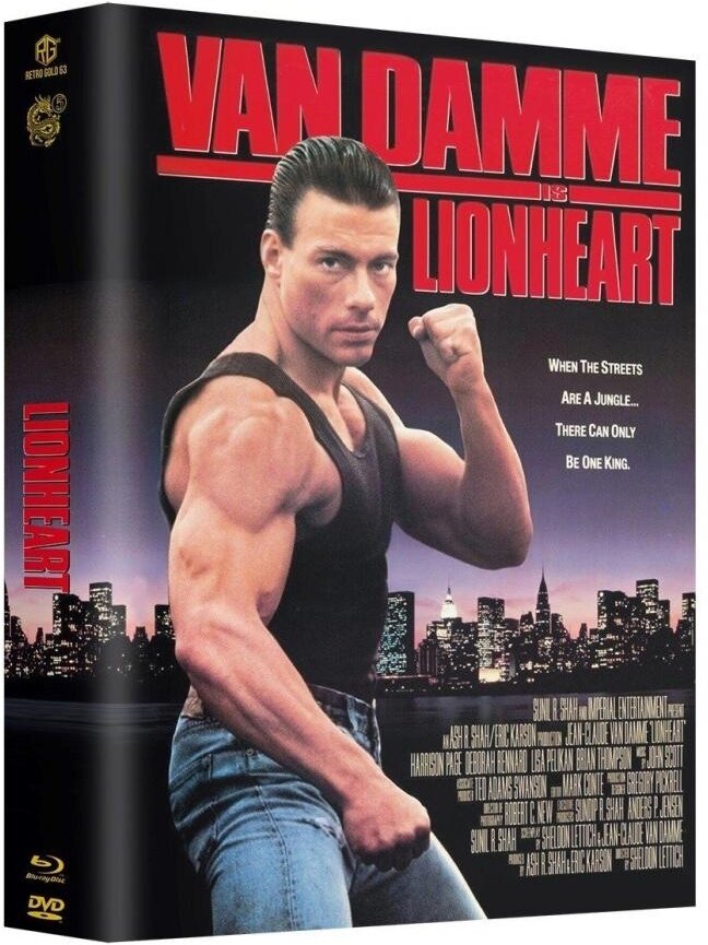 Lionheart (1990) Cover B, Year of the Dragon Edition, Limited Edition, Mediabook, 2 Blu-rays + 4 DVDs + CD