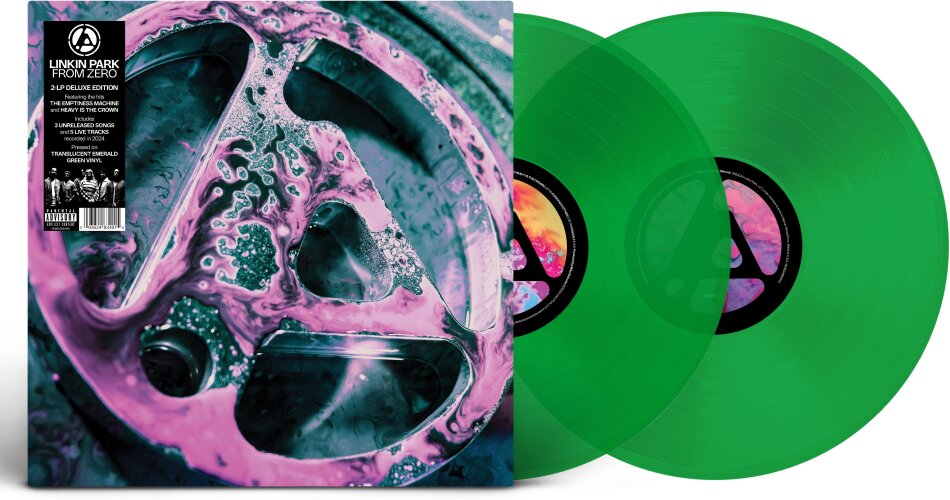 Linkin Park - From Zero 140 Gramm, Gatefold, Deluxe Edition, Green Vinyl, 2 LPs