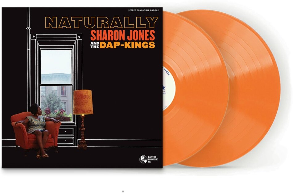 Sharon Jones & The Dap Kings - Naturally 2025 Reissue, Daptone Records, 20th Anniversary Edition, Orange Vinyl, 2 LPs + Digital Copy