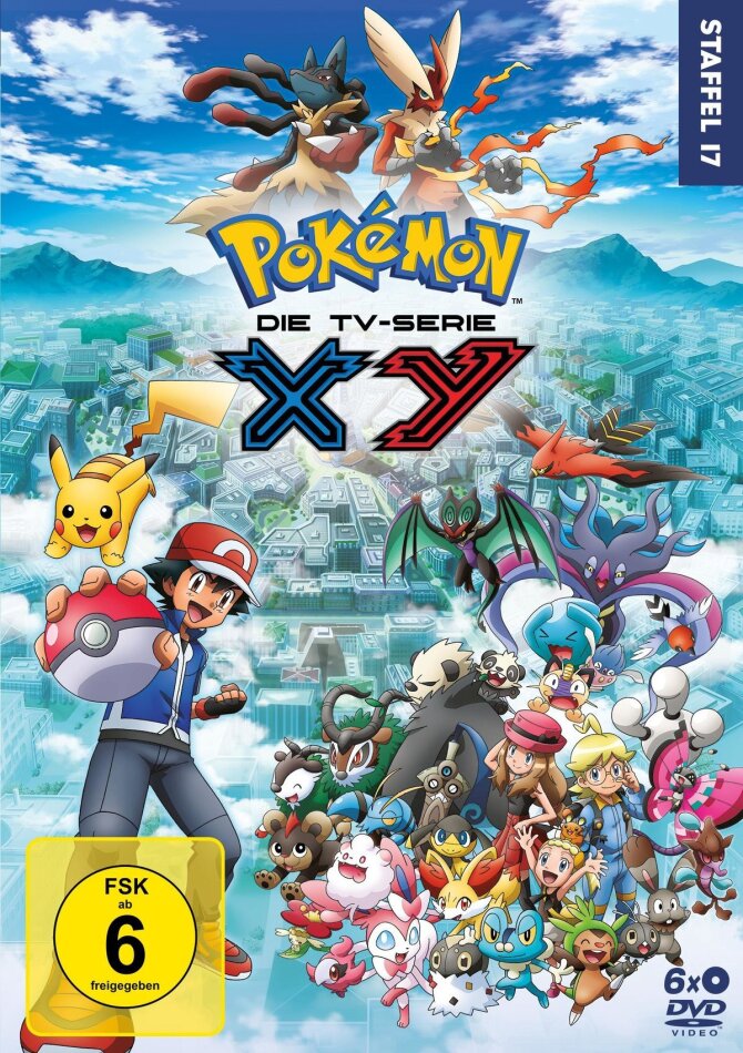 Pokémon - Die TV-Serie - Staffel 17 - XY Riedizione, 6 DVD