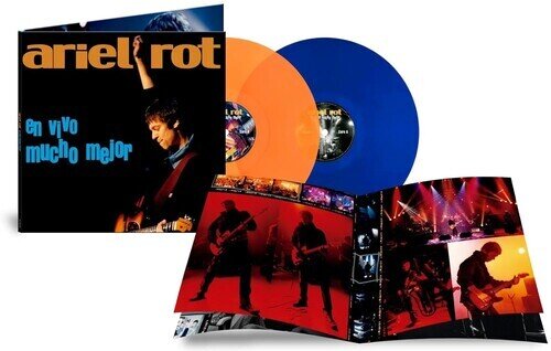 Ariel Rot - En Vivo Mucho Mejor Orange Blue Vinyl, 2 LPs