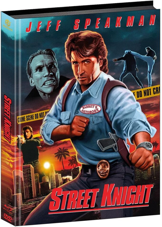 Street Knight (1993) Wattiert, Cover A, Limited Edition, Mediabook, Blu-ray + DVD
