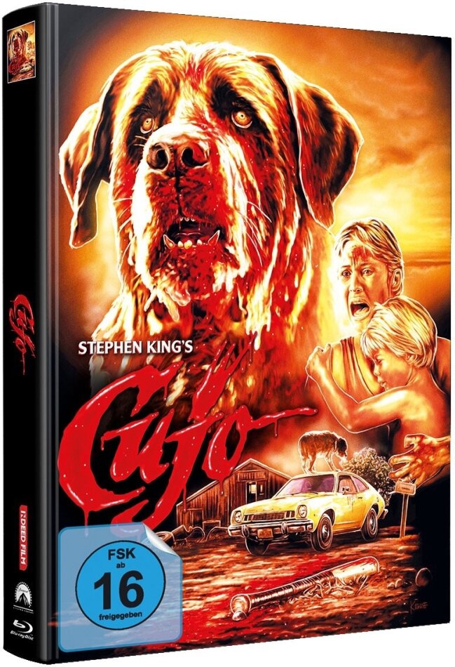 Cujo (1983) Wattiert, Director's Cut, Kinoversion, Mediabook, 2 Blu-rays