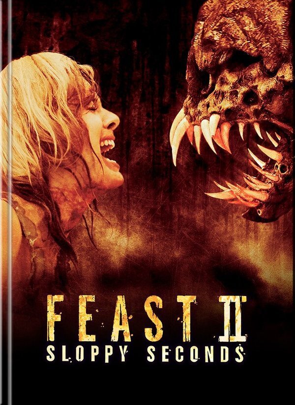 Feast 2: Sloppy Seconds (2008) Cover B, Limited Edition, Mediabook, Blu-ray + DVD