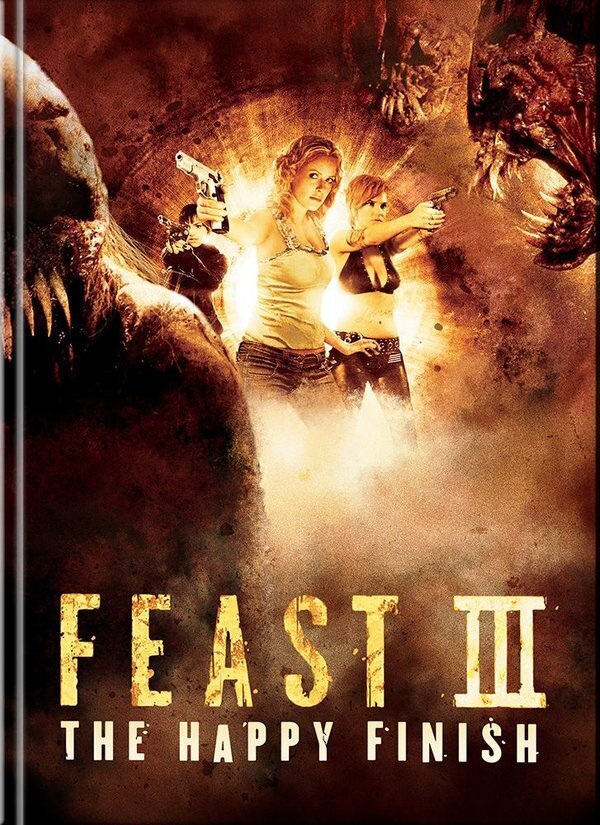 Feast 3: The Happy Finish (2009) Cover B, Limited Edition, Mediabook, Blu-ray + DVD
