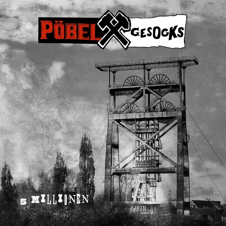 Poebel & Gesocks - 5 Millionen 2025 Reissue, Limited Edition, Klarer Roter Mamor Vinyl, LP