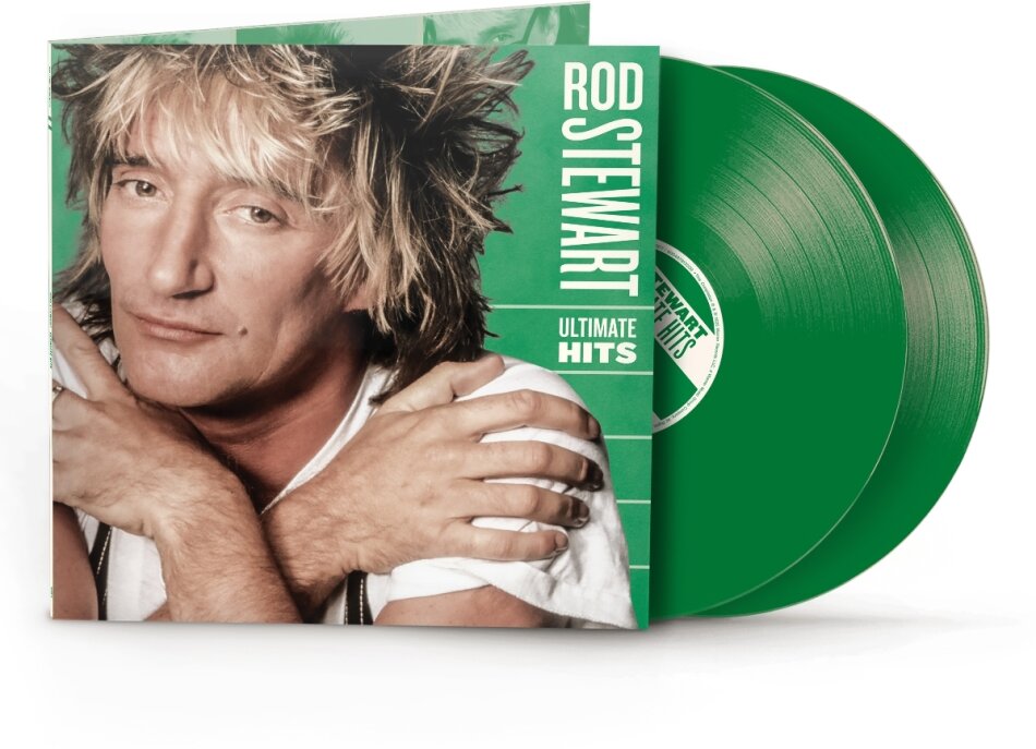 Rod Stewart - Ultimate Hits Rhino, 140 Gramm, Gatefold, Green Vinyl, 2 LPs