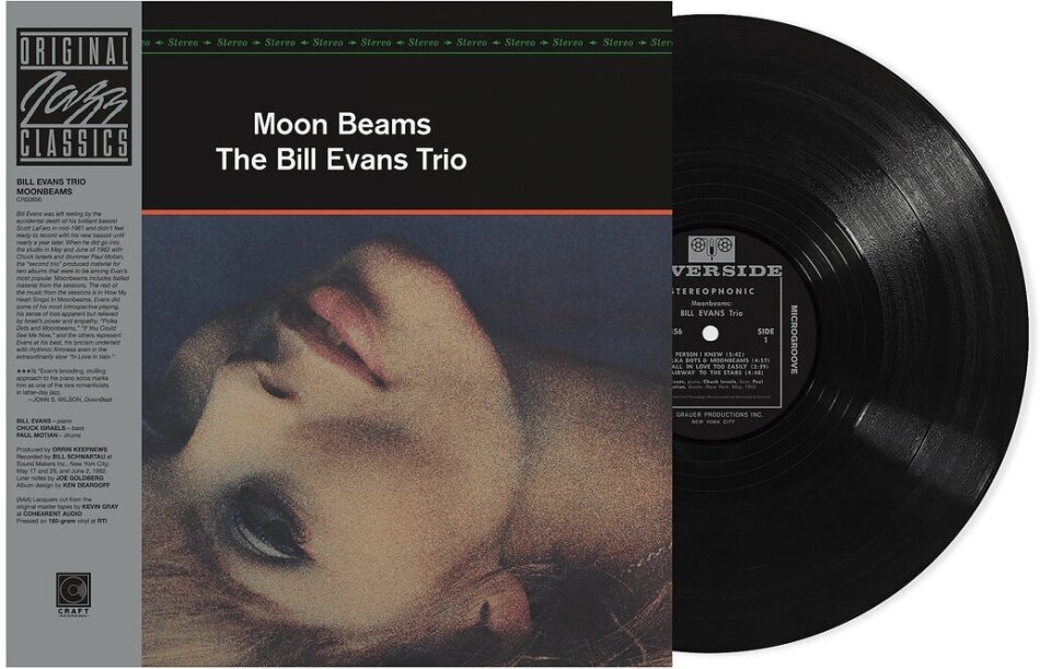 Bill Evans Trio - Moon Beams 2025 Reissue, Craft Recordings, Original Jazz Classics, LP