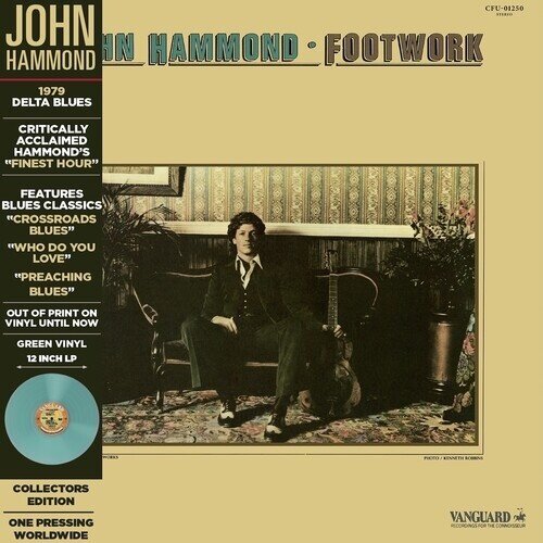 John Hammond - Footwork 2025 Reissue, Culture Factory, Limited Edition, Red/Green Vinyl, LP