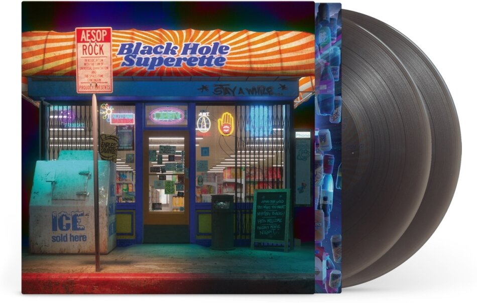 Aesop Rock - Black Hole Superette Black Ice Vinyl, 2 LPs