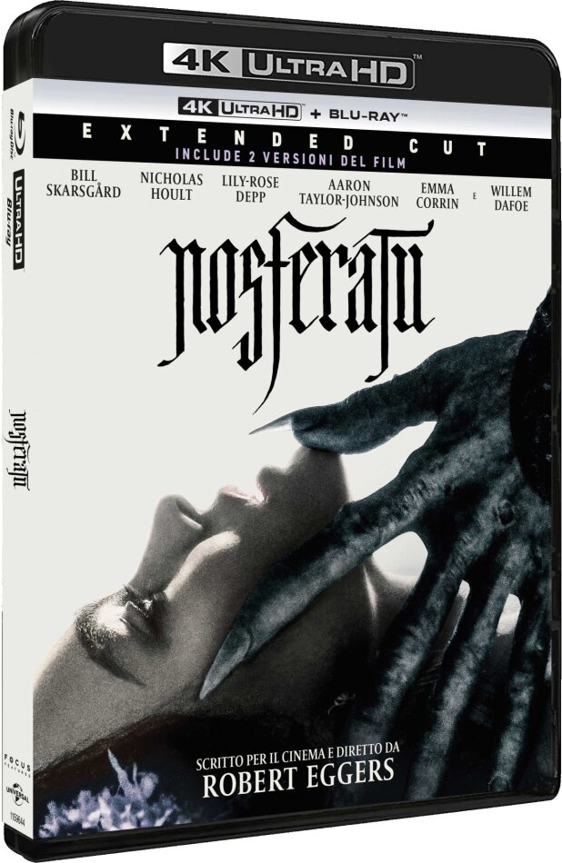 Nosferatu (2024) Extended Edition, Cinema Version, 4K Ultra HD + Blu-ray