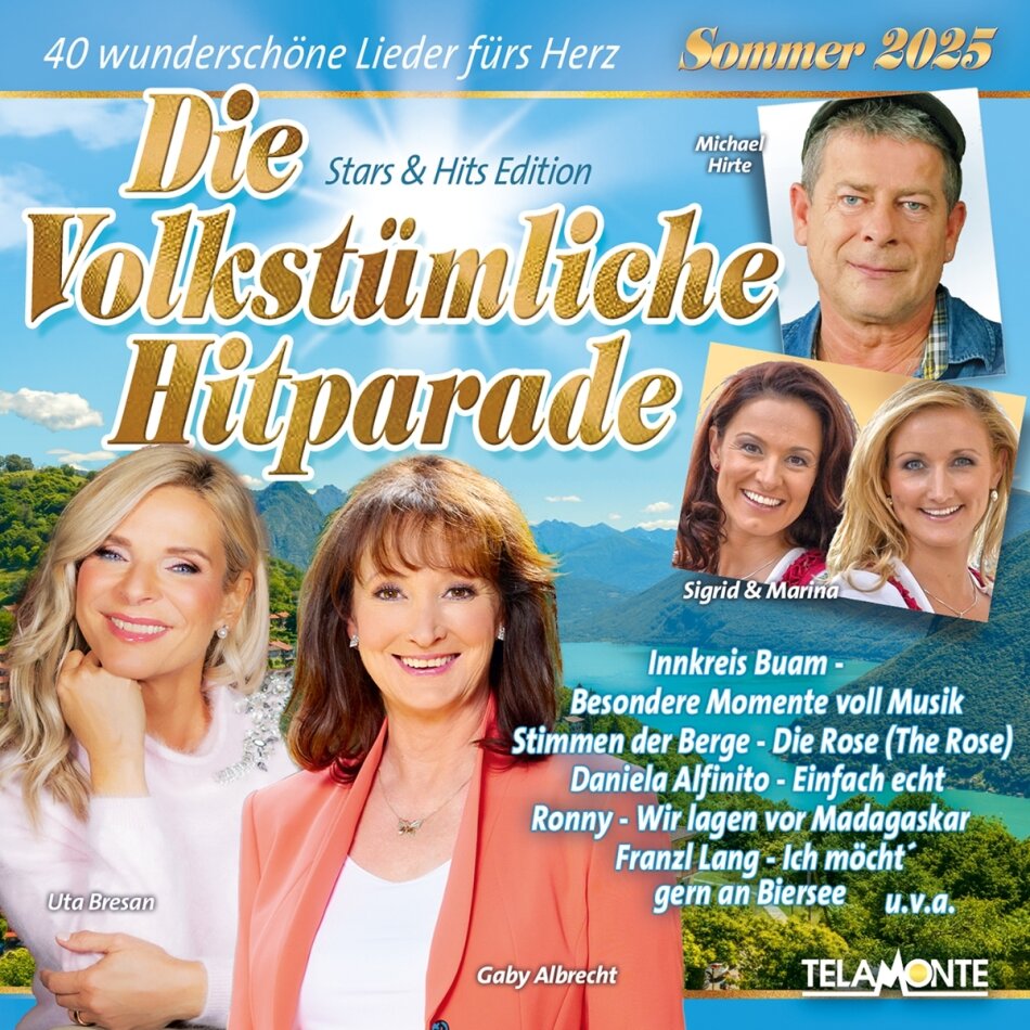 Die Volkstümliche Hitparade Sommer 2025 2 CDs
