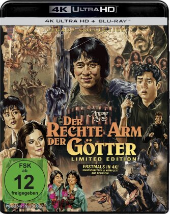 Der rechte Arm der G&ouml;tter - Armour of God (1986) (Legacy Collection, Limited Edition, Uncut, 4K Ultra HD + Blu-ray)