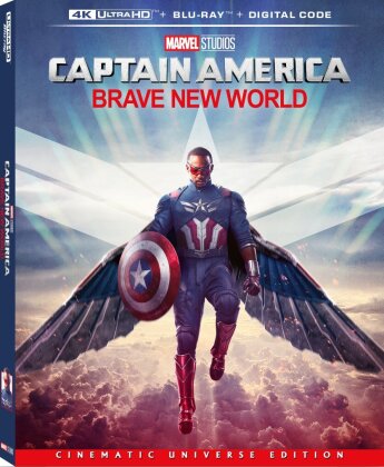 Captain America: Brave New World (2025) (Cinematic Universe Edition, 4K Ultra HD + Blu-ray)