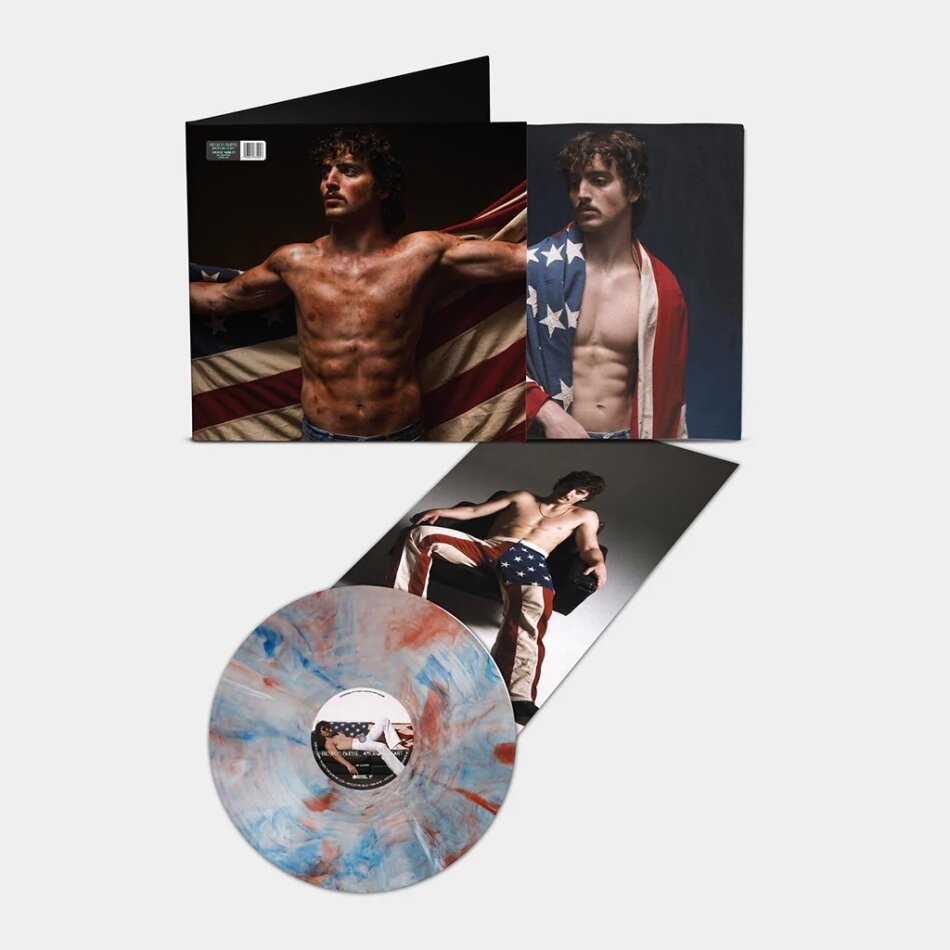 Benson Boone - American Heart Indie Exclusive, Gatefold, Limited Edition, Red, White & Blue Splatter Vinyl, LP