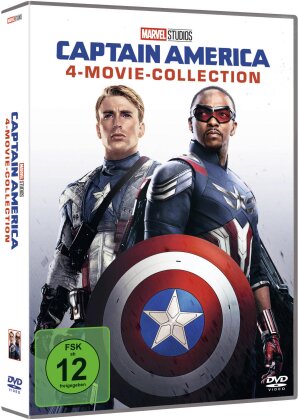 Captain America 1-4 - 4-Movie-Collection (4 DVDs)
