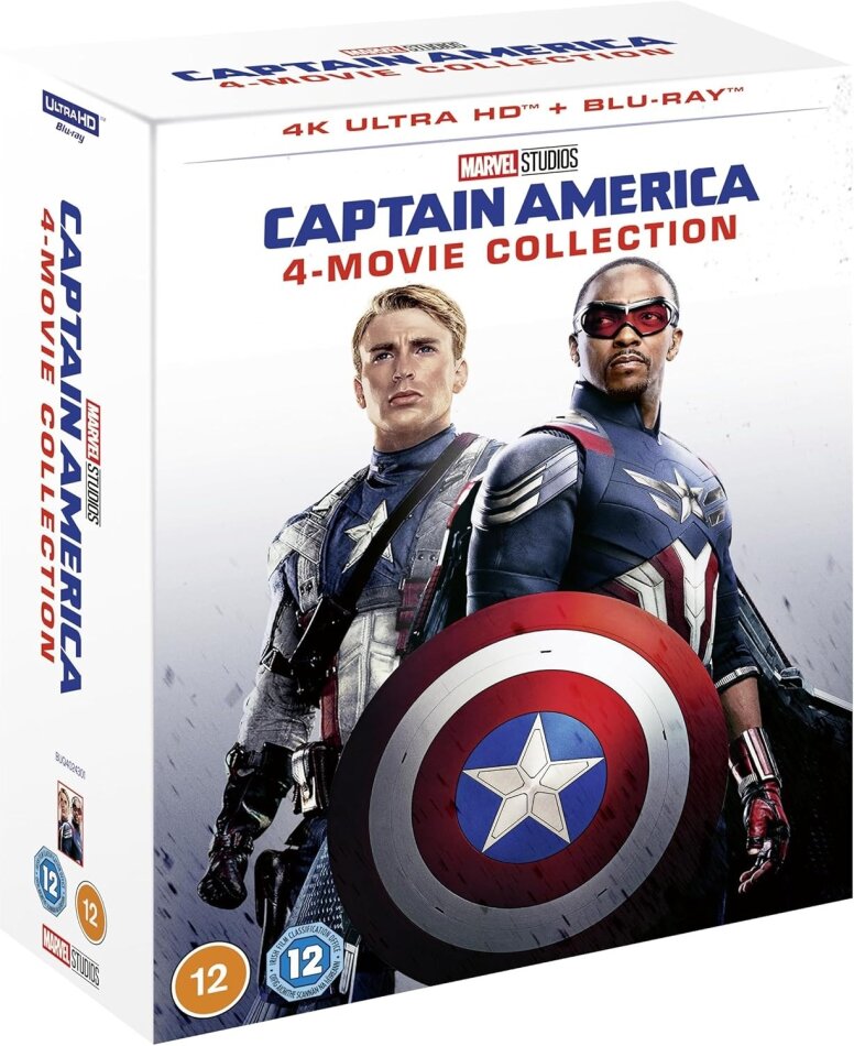 Captain America - 4-Movie Collection 4 4K Ultra HDs + 4 Blu-rays
