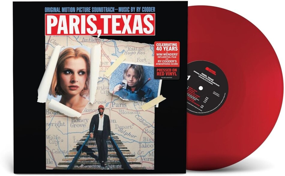 Ry Cooder - Paris Texas - OST 2025 Reissue, Rhino, Red Vinyl, LP