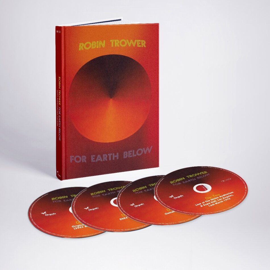 Robin Trower - For Earth Below 2025 Reissue, Chrysalis, 4 CDs