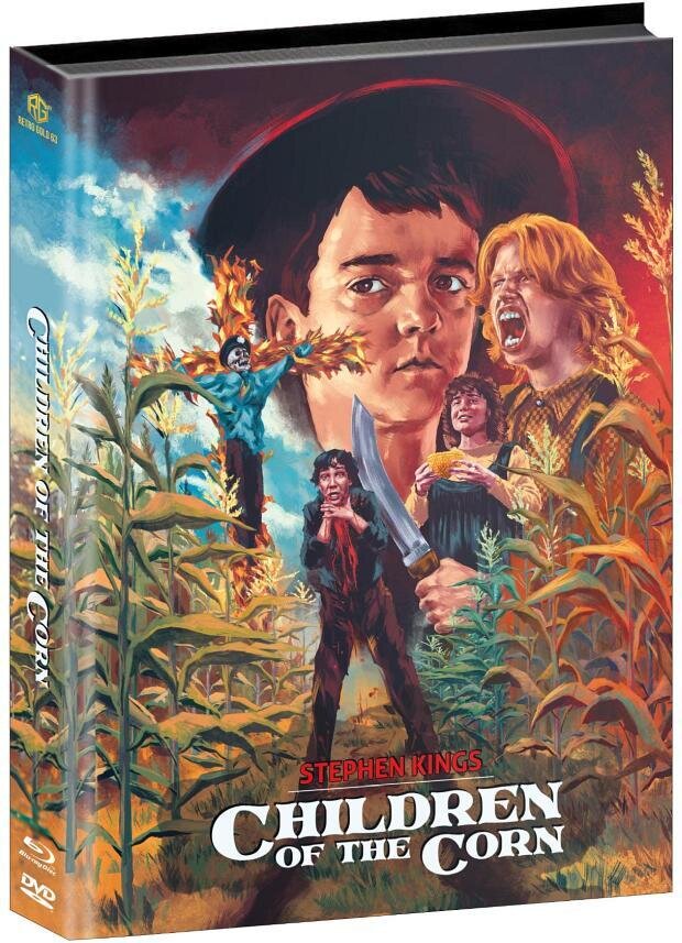 Children of the Corn (1984) Wattiert, Limited Edition, Mediabook, Blu-ray + DVD