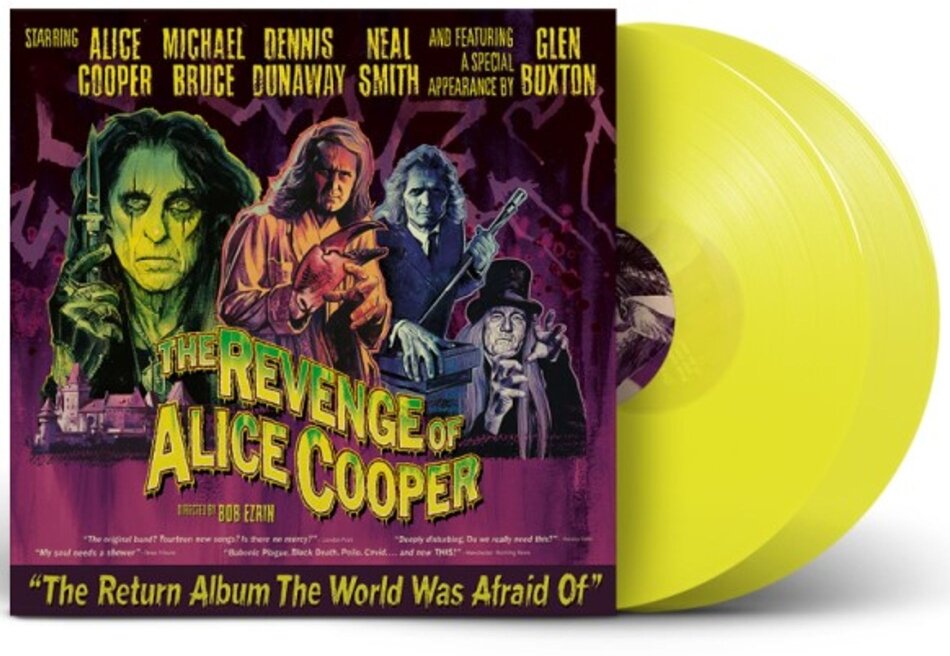 Alice Cooper - The Revenge Of Alice Cooper 45 RPM, Limited Edition, Neon Yellow Vinyl, 2 LPs