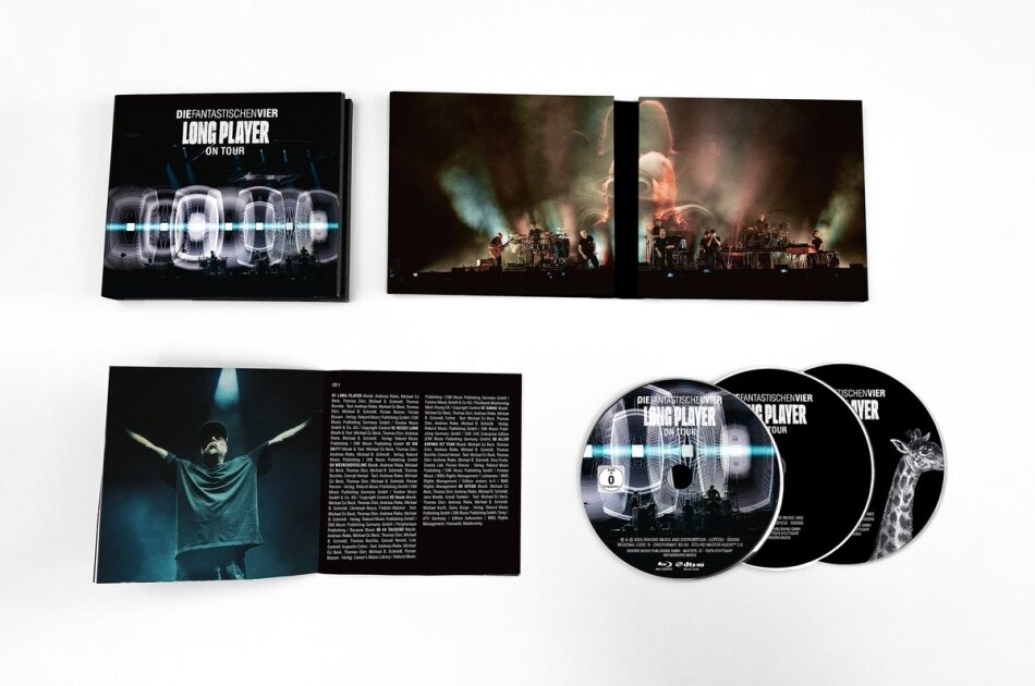 Die Fantastischen Vier - Long Player On Tour (Live in Stuttgart 2024) 2 CDs + Blu-ray