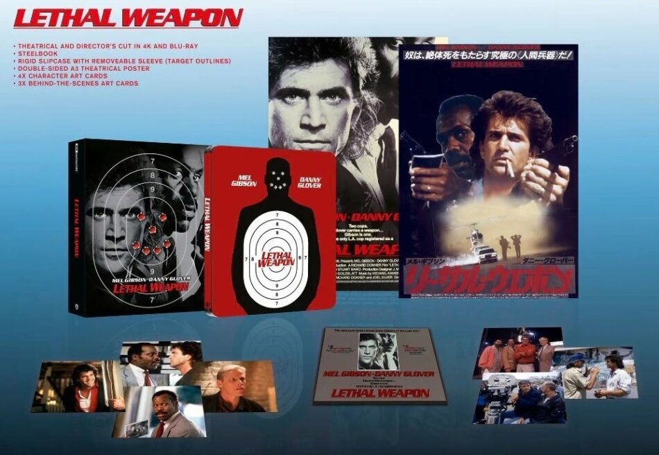 Arma Letale (1987) Ultimate Collector's Edition, Director's Cut, Cinema Version, Limited Edition, Steelbook, 4K Ultra HD + Blu-ray