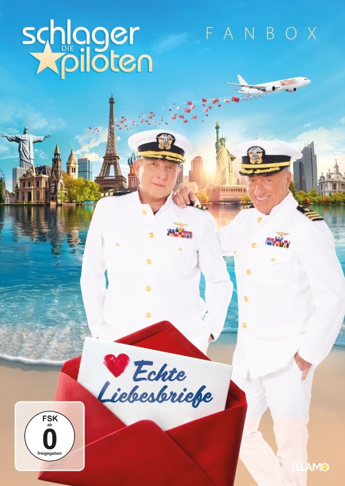 Die Schlagerpiloten - Echte Liebesbriefe Limitierte Fanbox Edition, CD + DVD