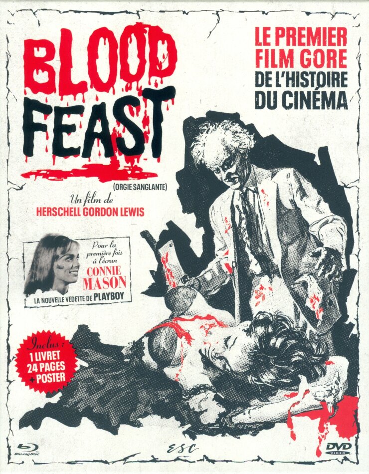 Blood Feast (1963) + Booklet, Slipcase, Digipack, Limited Edition, Blu-ray + DVD