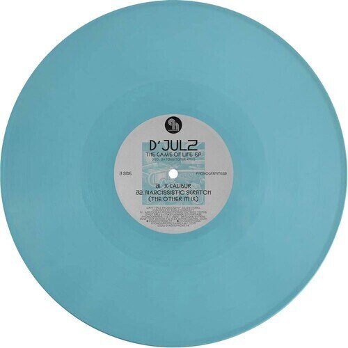 D'Julz - Game Of Life Blue Vinyl, 12" Maxi