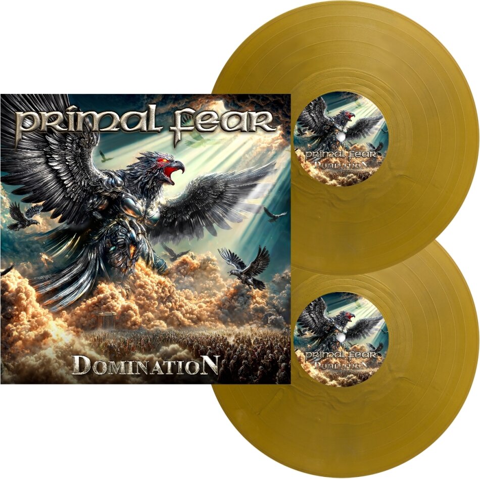 Primal Fear - Domination Limited Edition, Opaque Gold Vinyl, 2 LPs