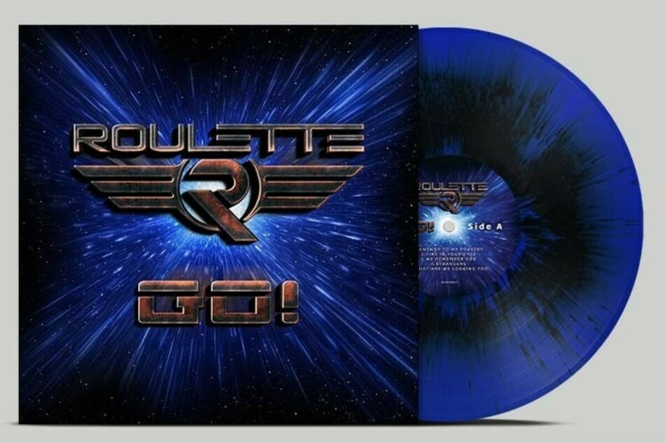 Roulette (Sweden) - Go! Limited Edition, Splatter Blue Black Vinyl, LP