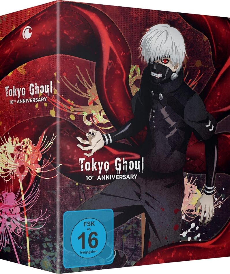 Tokyo Ghoul - Die komplette Serie Édition 10ème Anniversaire, 8 DVD