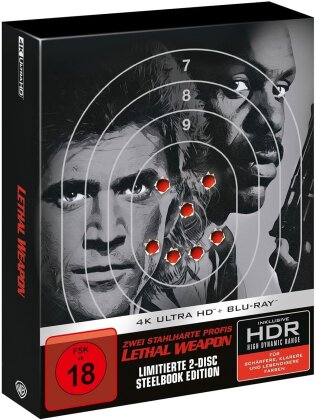 Lethal Weapon (1987) (Limited Collector's Edition, Steelbook, 4K Ultra HD + Blu-ray)
