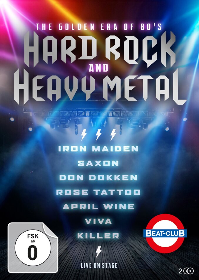 Various Artist - The Golden Era of 80’s Hard Rock and Heavy Metal O-Card, 2 DVDs