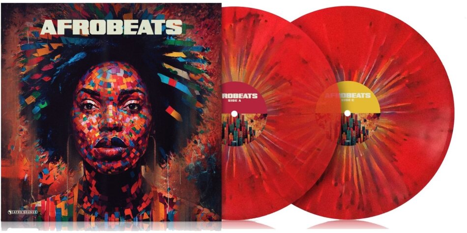 Afrobeats MPO Records, Red Splatter Vinyl, LP