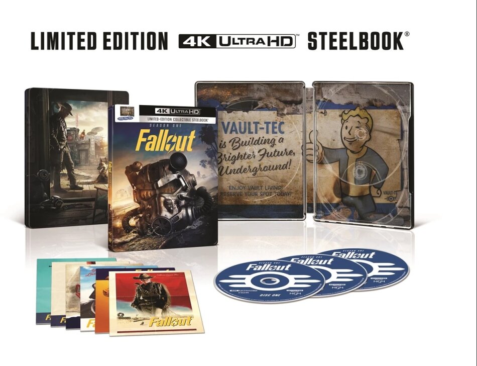 Fallout - Season 1 Limited Edition, Steelbook, 3 4K Ultra HDs