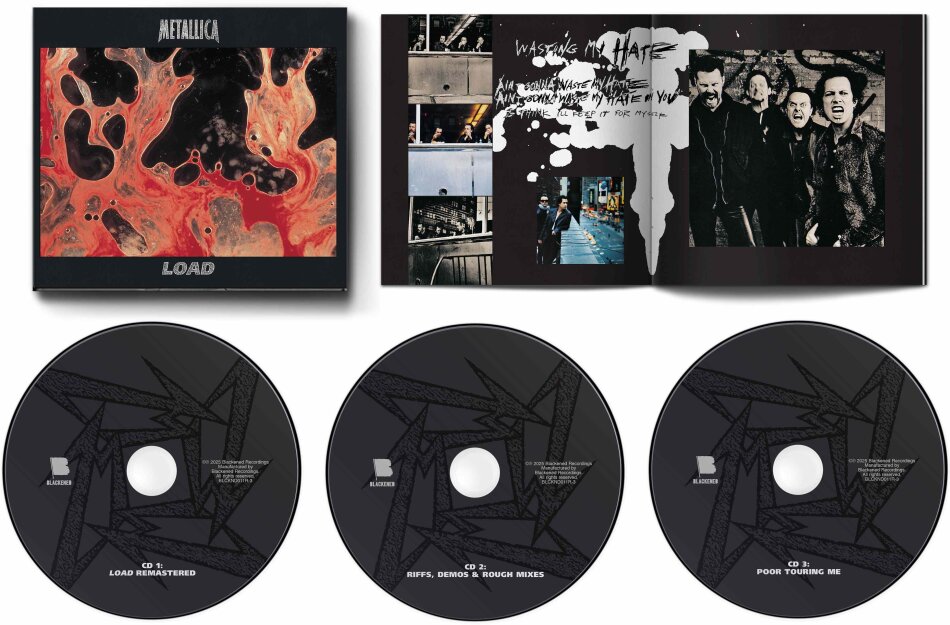 Metallica - Load 2025 Reissue, 2025 Remaster, Universal, Limited Edition, 3 CDs