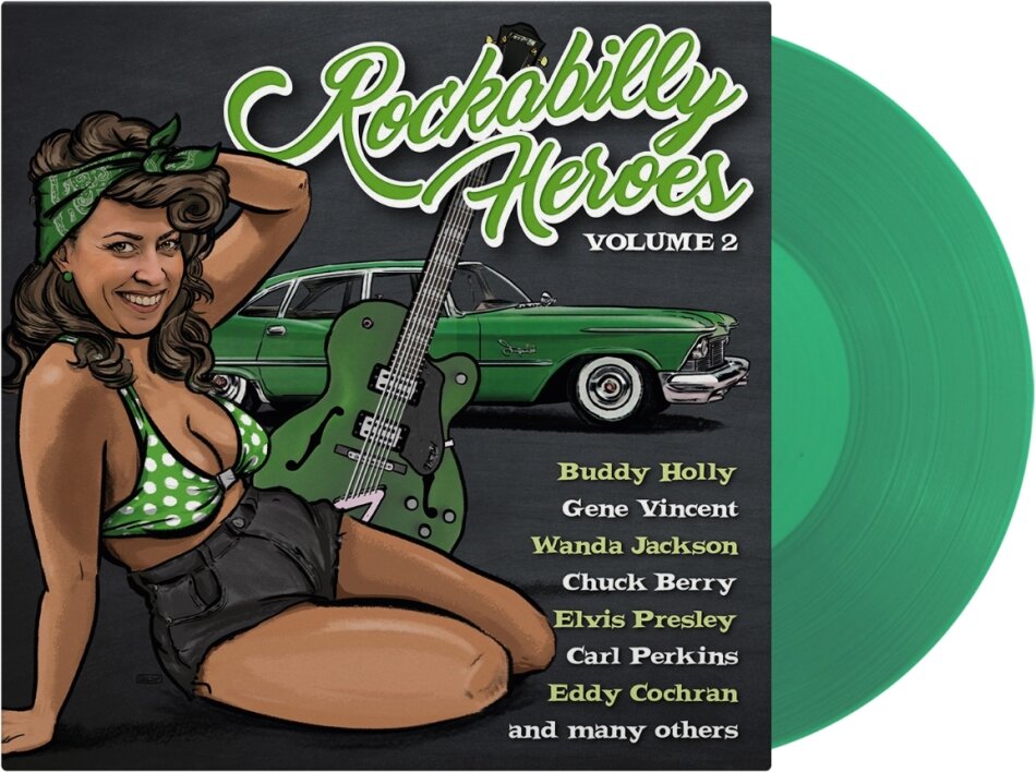 Rockabilly Heroes Vol. 2 Green Vinyl, LP