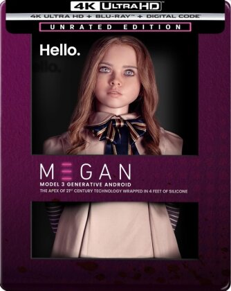 M3GAN (2022) (Limited Edition, Steelbook, Unrated, 4K Ultra HD + Blu-ray)