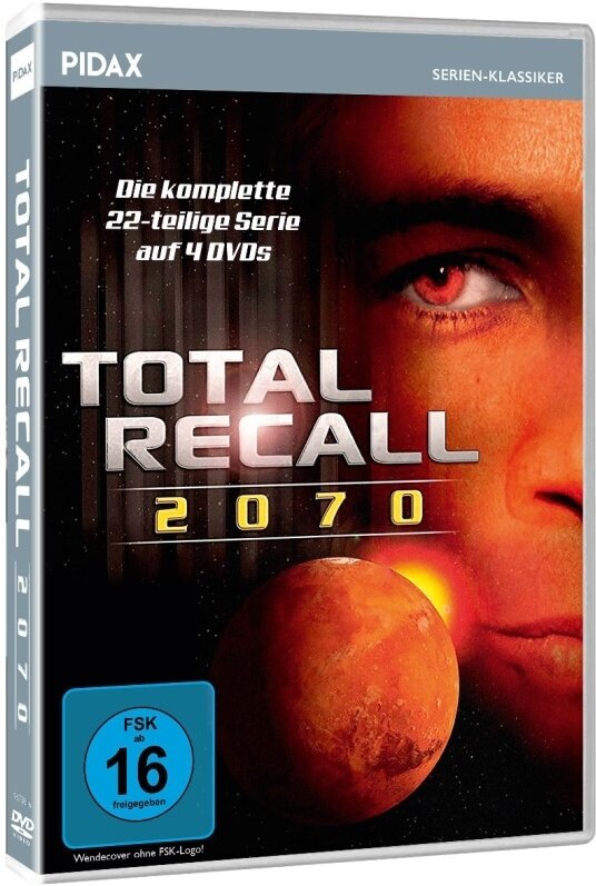 Total Recall 2070 - Die komplette Serie Pidax Serien-Klassiker, 4 DVDs