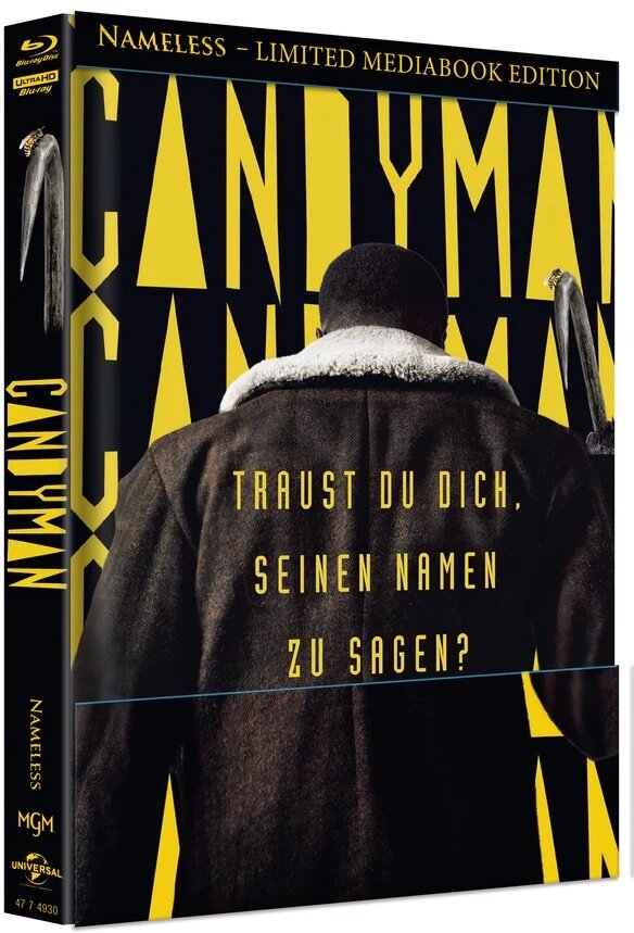Candyman (2021) Cover A, Édition Limitée, Mediabook, 4K Ultra HD + Blu-ray