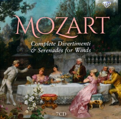 Henk de Graaf, Jan Jansen, Johann Steinmann & Wolfgang Amadeus Mozart (1756-1791) - Complete Divertimenti & Serenades For Wind (7 CDs)