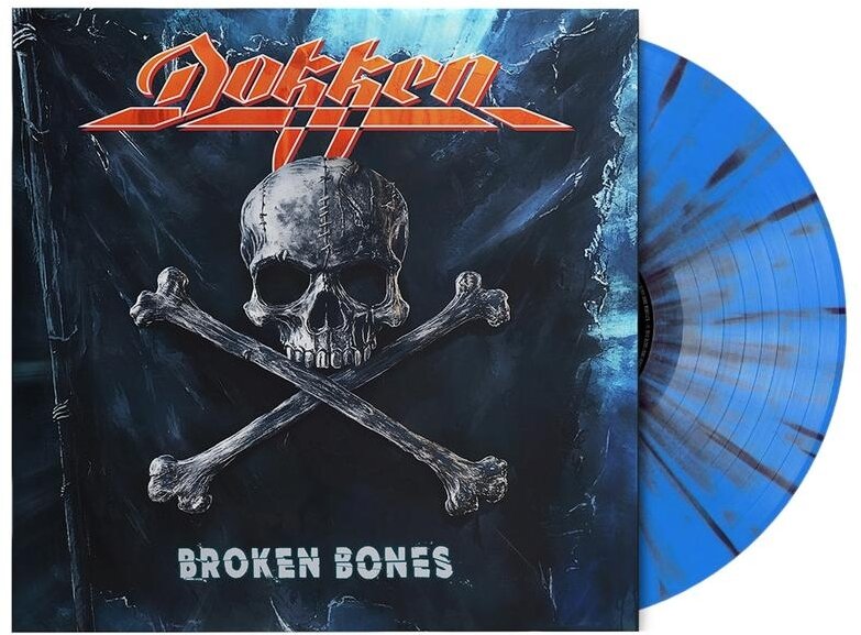 Dokken - Broken Bones 2025 Reissue, RSD 2025, Limited Edition, Black / Blue Splatter Vinyl, LP