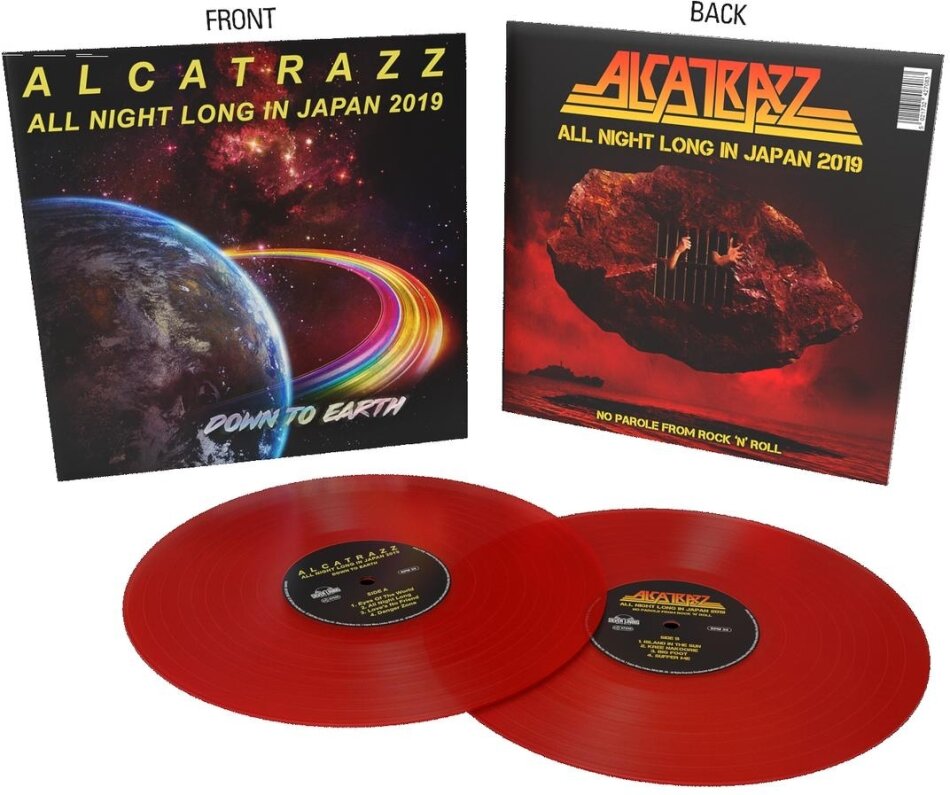 Alcatrazz - All Night Long In Japan 2019 2025 Reissue, Édition Limitée, Red Vinyl, 2 LP