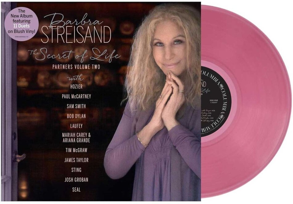 Barbra Streisand - Secret Of Life: Partners Volume 2 Blush Vinyl, LP