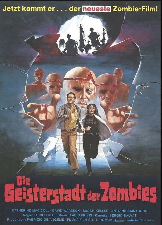 Die Geisterstadt der Zombies (1981) Cover B, Eurocult Collection, Édition Limitée, Mediabook, Uncut, 4K Ultra HD + Blu-ray + CD